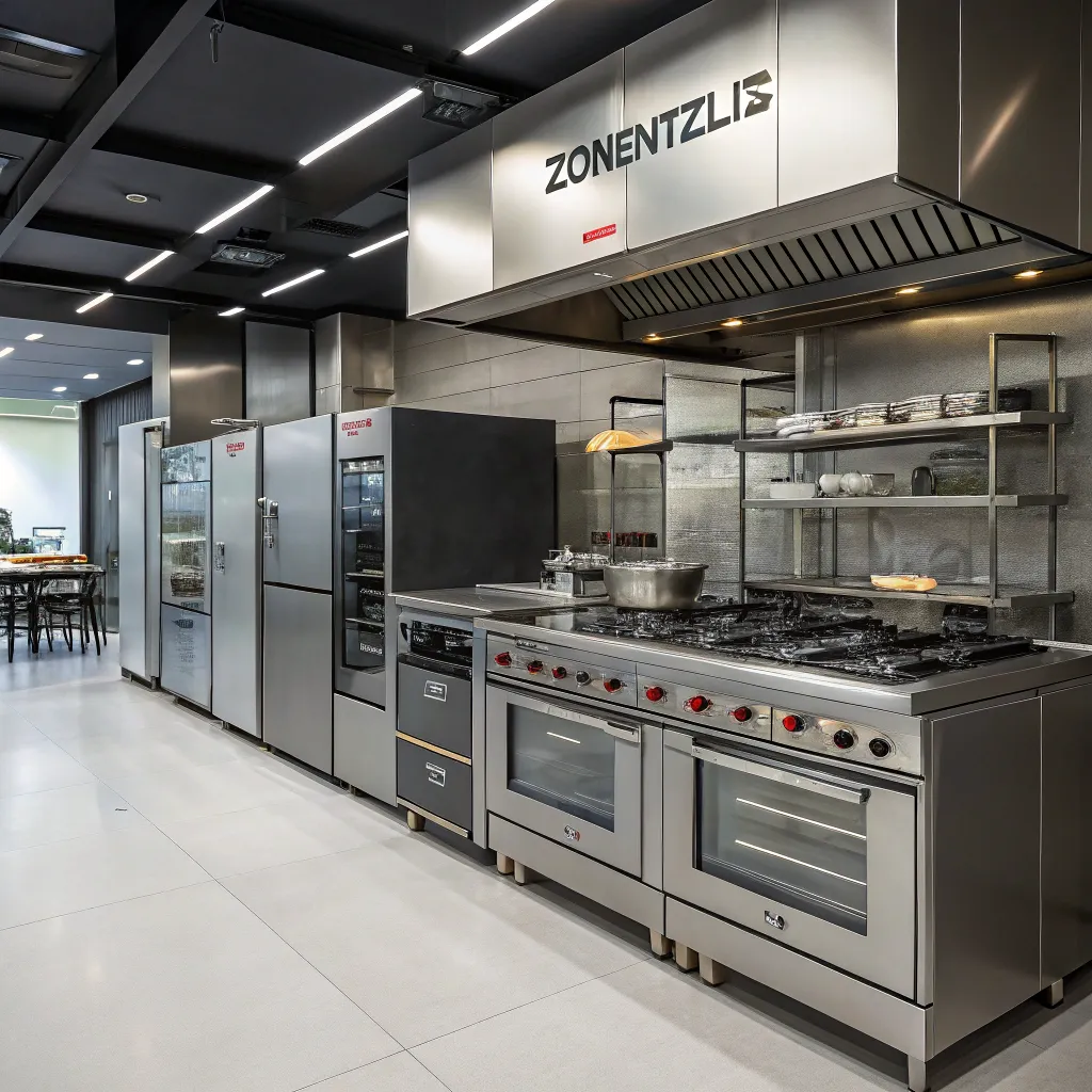 State-of-the-art kitchen equipment at ZORENTHELIS